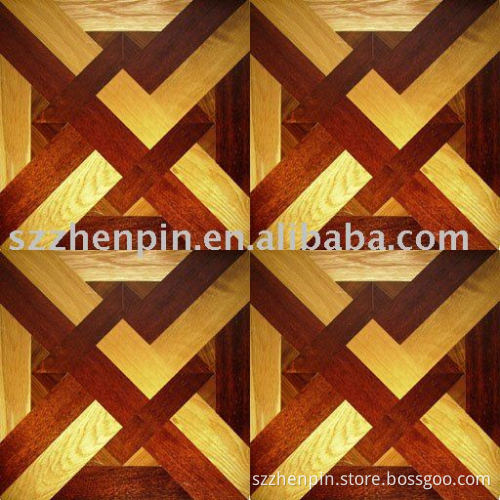 oak and merbau wood mosaic parquet floor tile patterned parquet